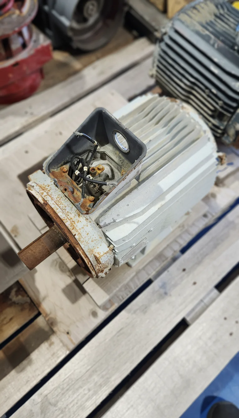 10HP motor before rewind