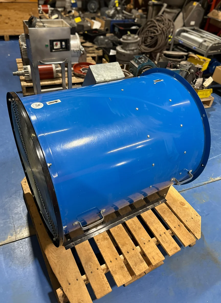 Blue Grain Guard fan motor at Complete Electric