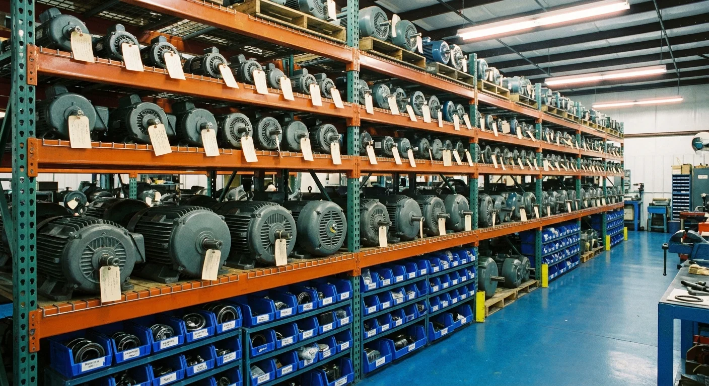 Industrial motor repair capabilities at Complete Electric Calgary -- serving oil and gas, manufacturing, mining, and more